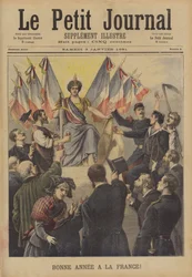 Frohes Neues Jahr an Frankreich